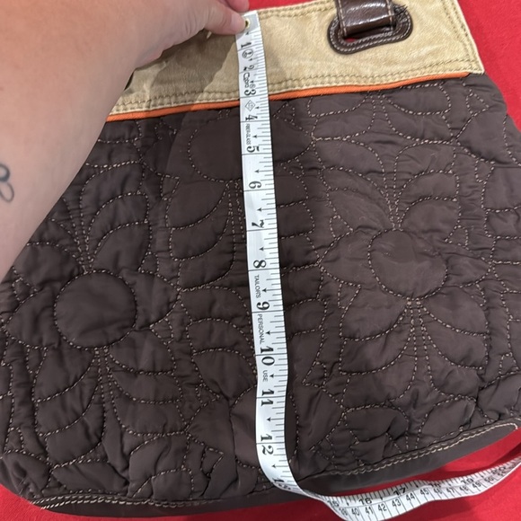 Key-per by fossil Brown Quilted Women's Bag - Picture 6 of 6